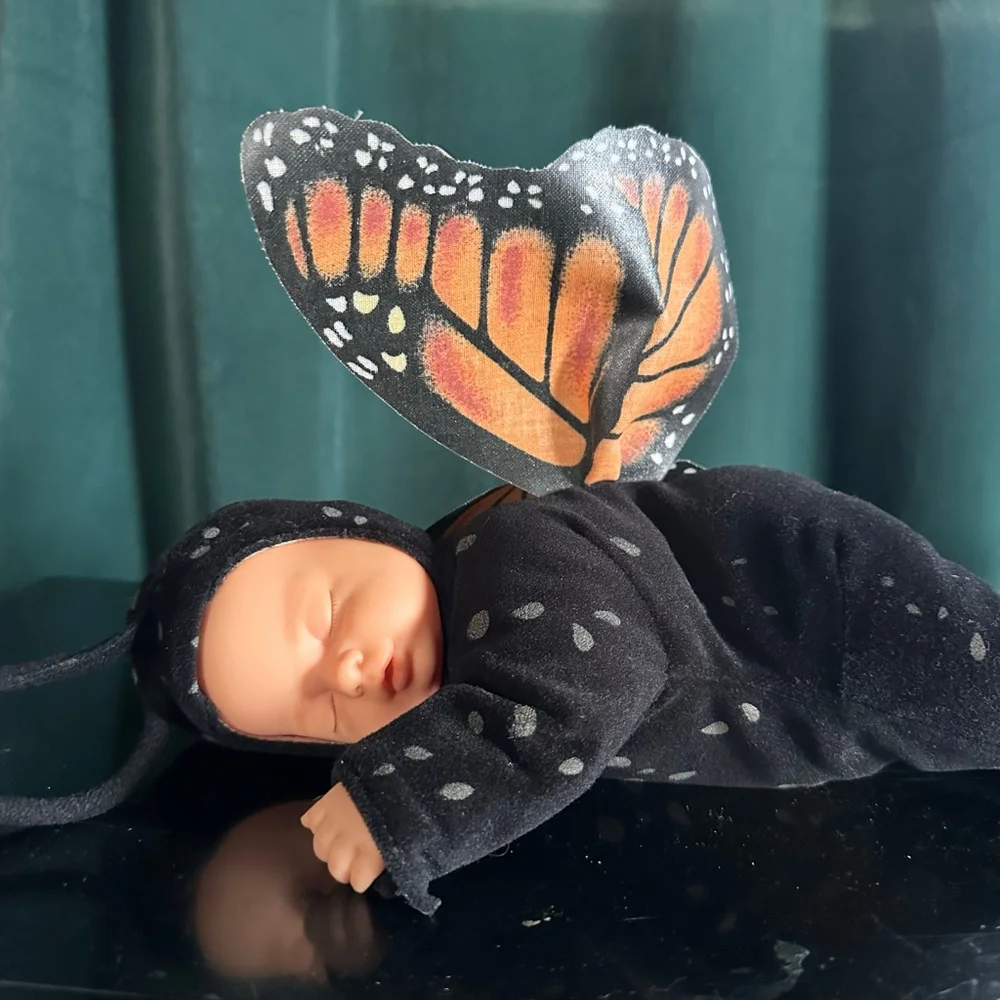 Baby Anne Geddes Black Butterfly Doll